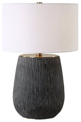 Uttermost Americana Aged Black Table Lamp