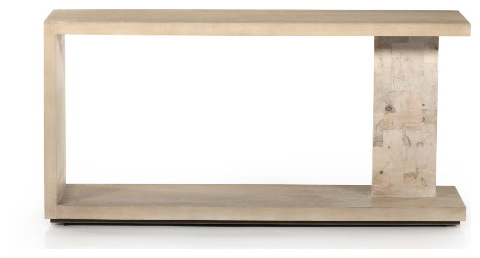 Darian Console Table-White Mahogany
