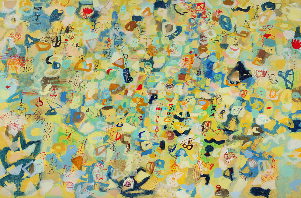 Golden Landscape, Giclee Reproduction Artwork