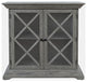 Carrington Contemporary Wire Brushed Two Door Accent Cabinet