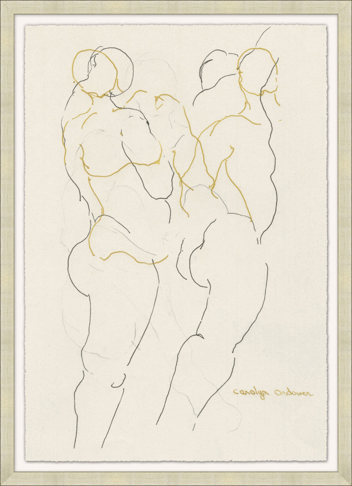 Gestural Figures 2, Giclee Reproduction Artwork