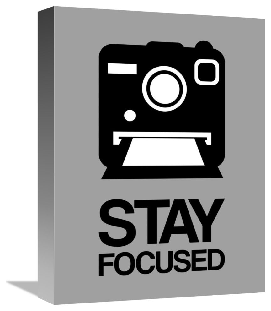 "Stay Focused Polaroid Camera Poster 1" Fine Art Print