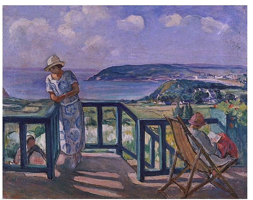 Henri Lebasque Across the Bay, 20"x25" Wall Decal