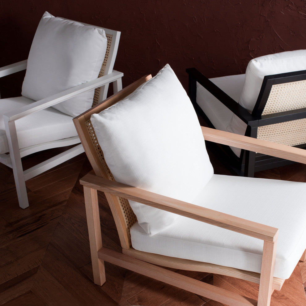 Safavieh Couture Maddison Cane Back Accent Chair, Natural