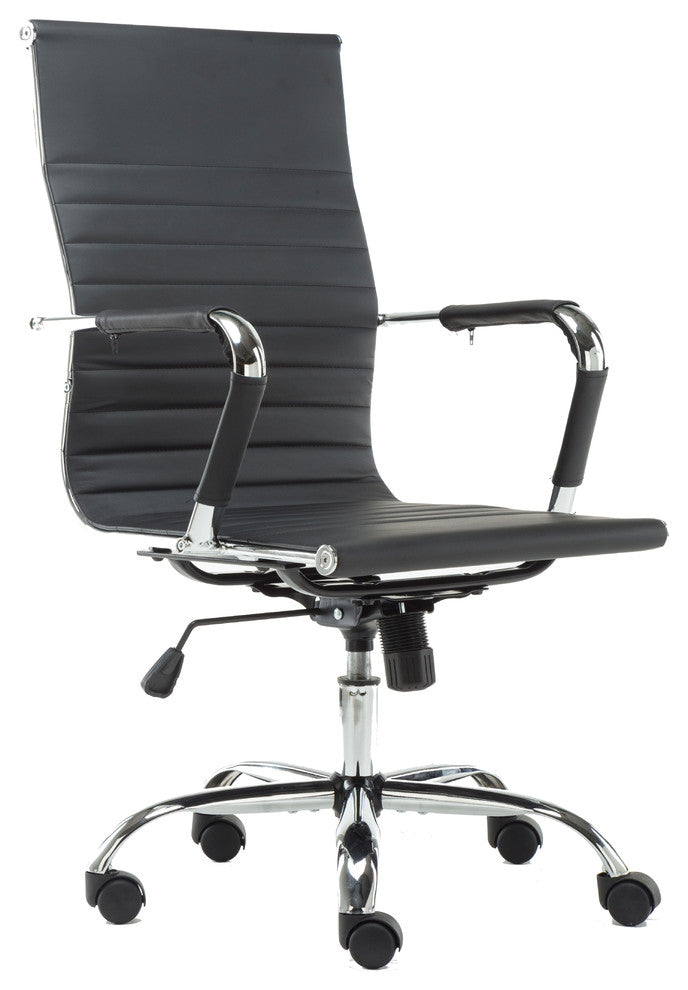 Pearce High-Back Adjustable Office Chair, Black