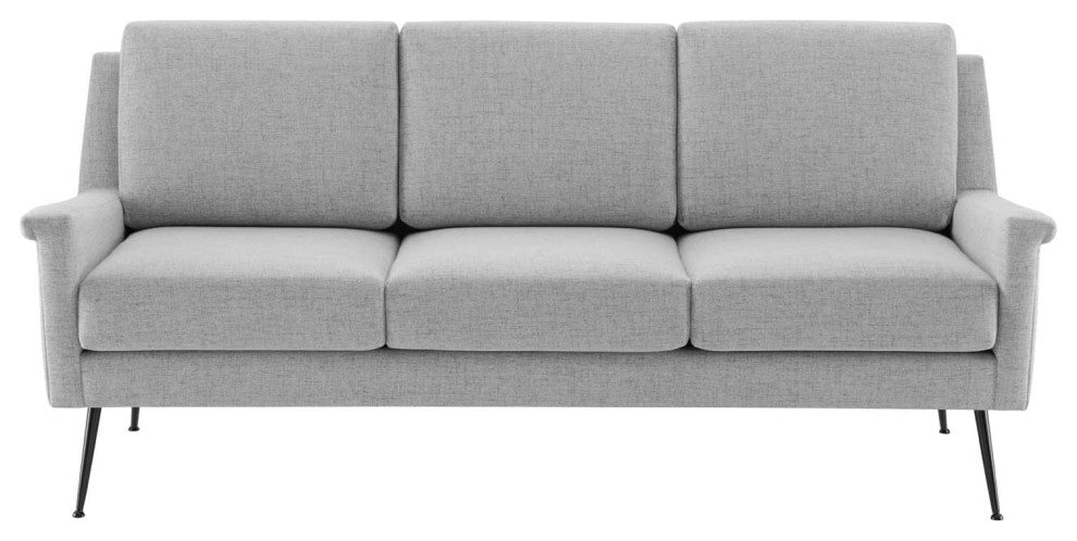 Chesapeake Fabric Sofa-Black Light Gray