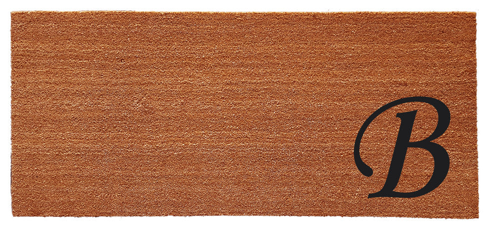 Urban Chic Monogram Doormat, 3'x6', B