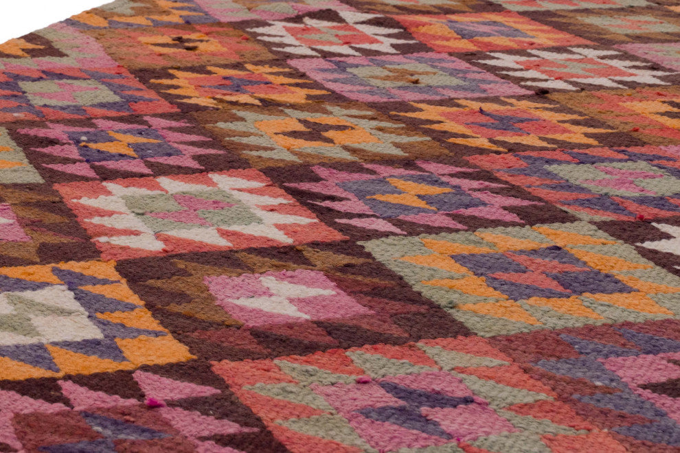 Vintage Turkish Kilim Runner 2' 11" x 9' 10", 35 in. x 118 in.