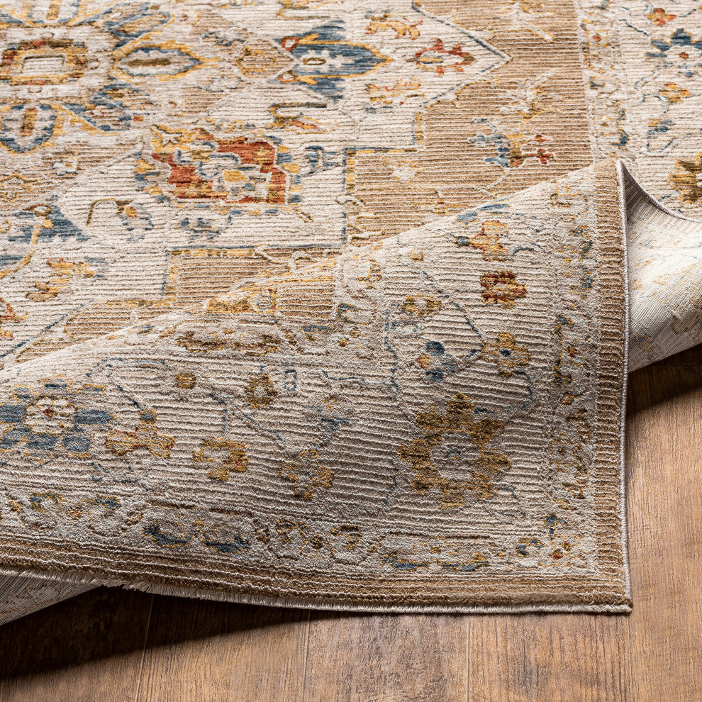 Reina REN-2305 Tan Multi Machine Woven 9' x 12'2" Rug