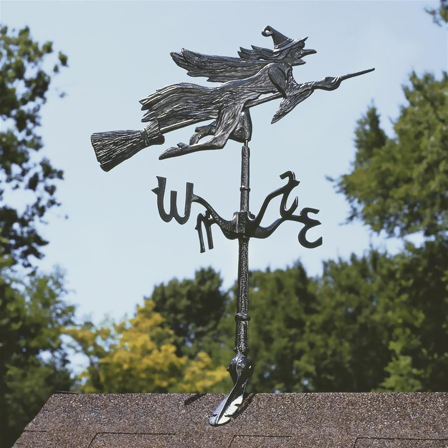 Witch Weathervane Rooftop