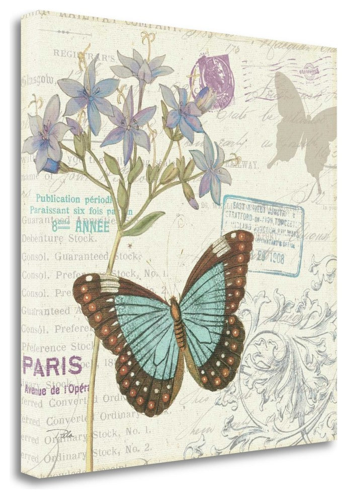 "Papillon Tales II" By Pela Studio, Giclee Print on Gallery Wrap Canvas
