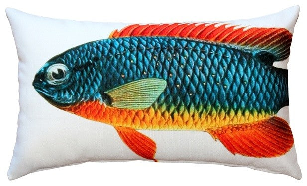 Pillow Decor - Guppy Fish Pillow 12x20