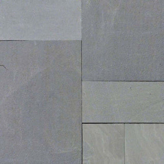 Mountain Bluestone Flamed Versailles Pattern Pavers, Sample