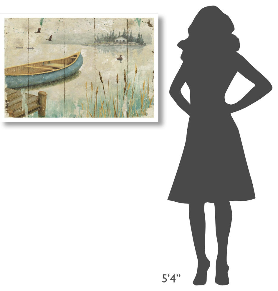 "Waterside V" Digital Paper Print by Daphne Brissonnet, 38"x26"