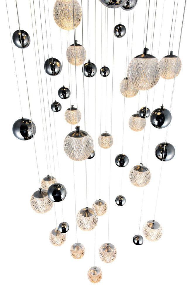CWI Lighting 1679P32-23-601 Siena 23 Light Chrome Chandelier