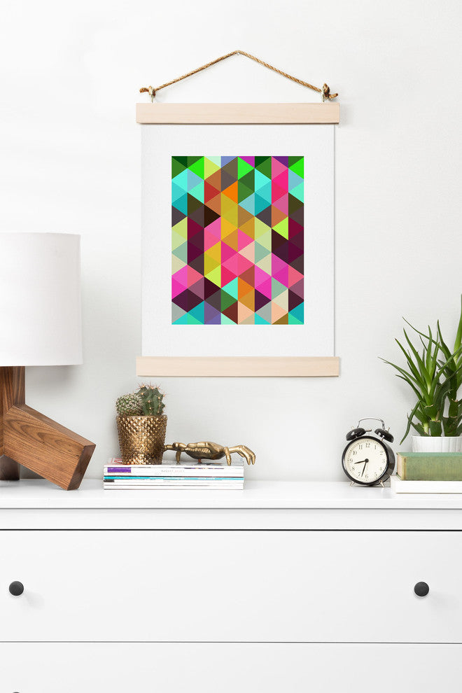 Deny Designs Three Of The Possessed Modele 8 Art Print