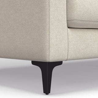 Ava 76-inch Sofa and Ottoman Set in Tightly Woven Performance Fabric