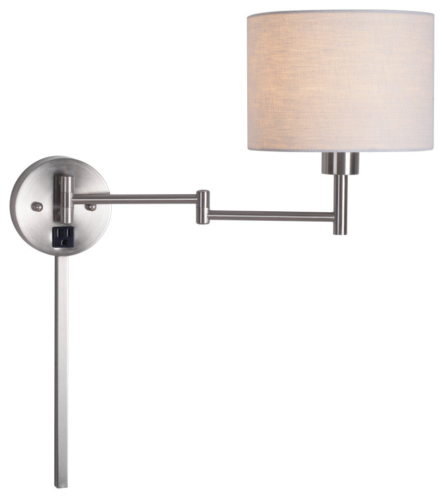 Kenroy 35292BS 1-Light Wall Swing Arm