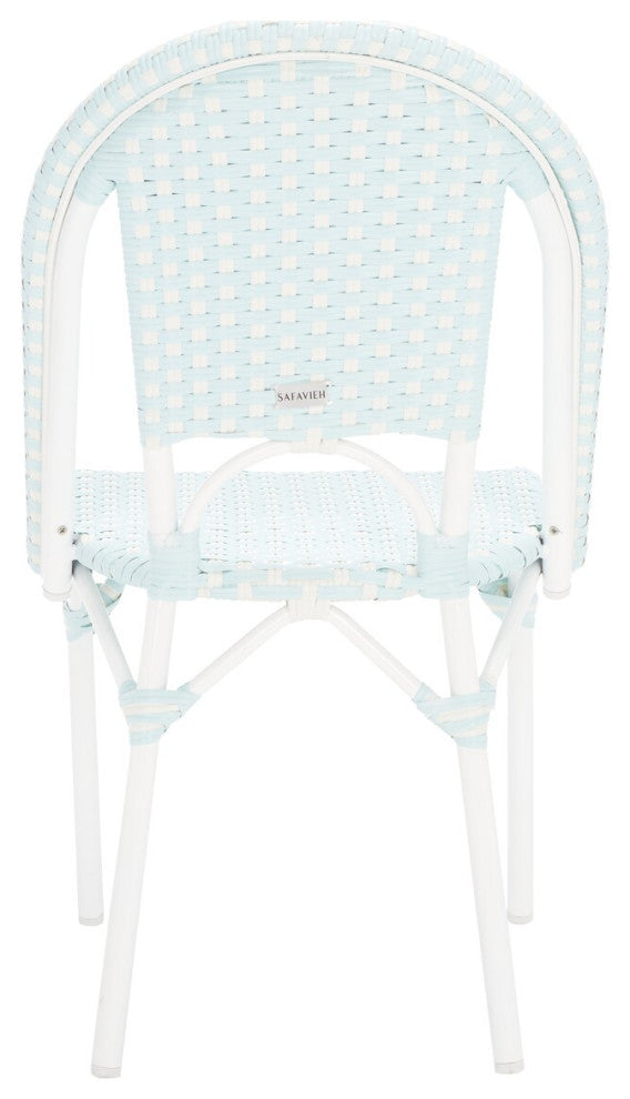 Safavieh California Side Chair, Baby Blue / White