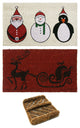 Outdoor Christmas Doormat Kit, Set of 3