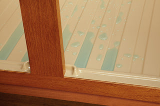 Polymer Trim to Fit Sink Base Cabinet Drip Tray, Gray