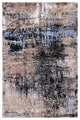 4' 1" X 6' 2" Wool and Silk Handmade Abstract Rug Q8895