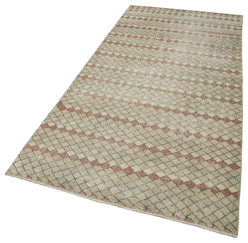 Rug N Carpet - Handmade Turkish 4' 1'' x 9' 2'' Antique Area Rug