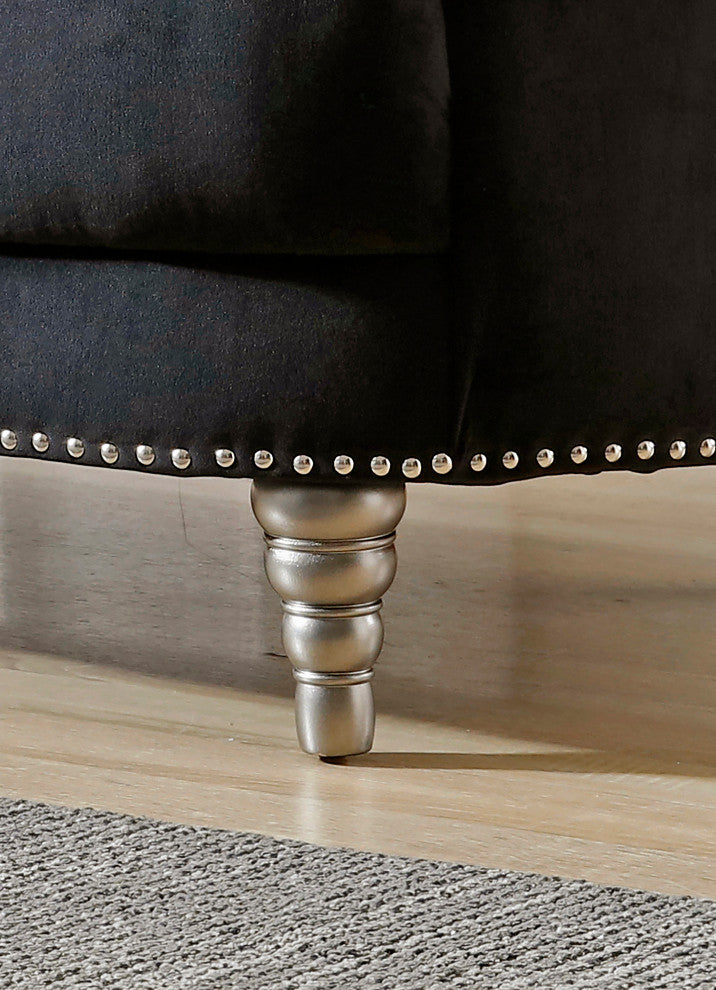 Dania Loveseat, Black