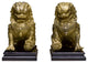 Chinese Temple Iron Foo Dog Set