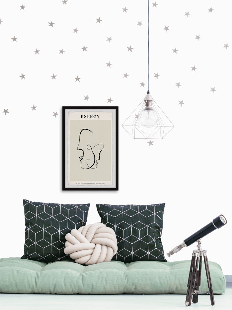 "Positive Energy" Framed Painting Print, 12x18