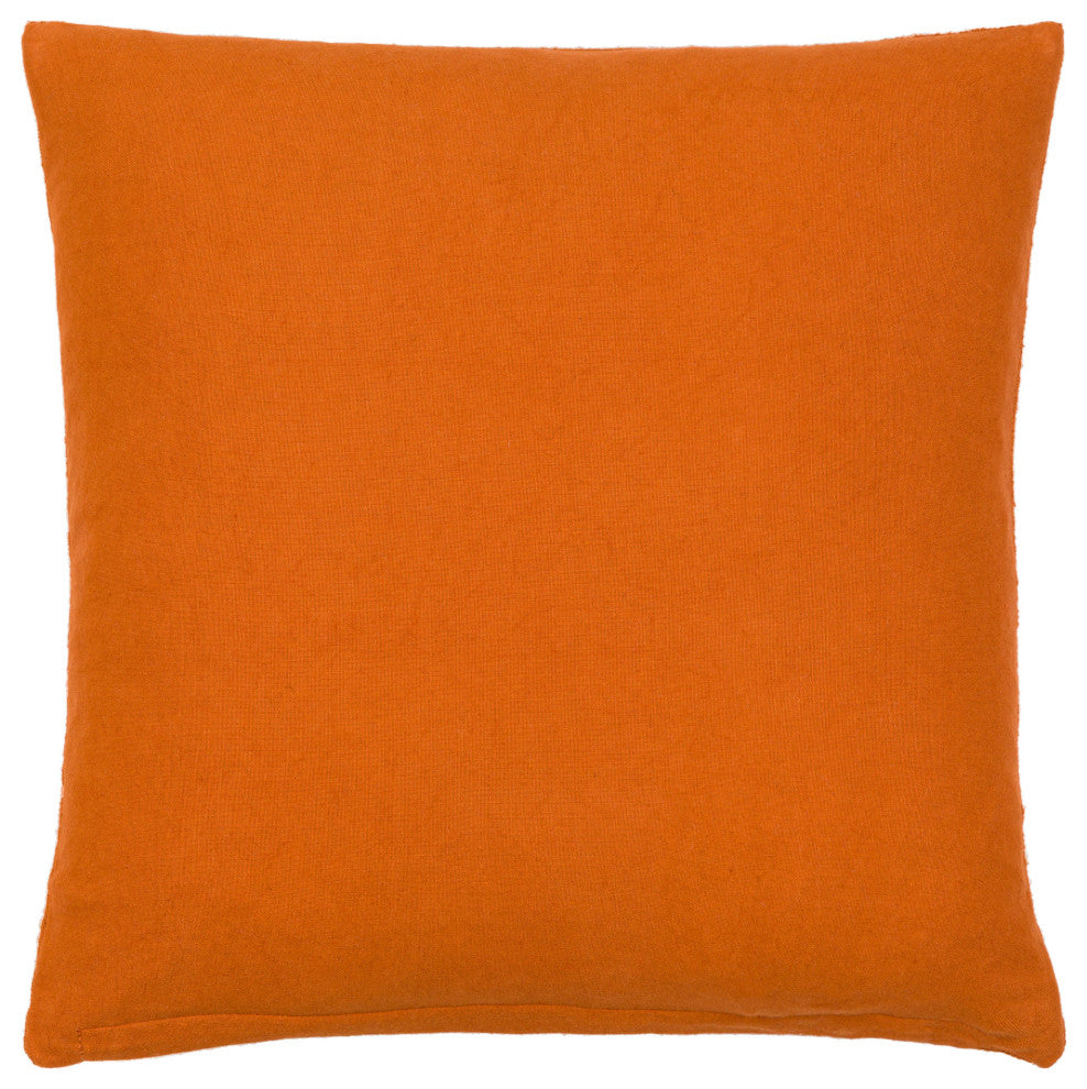 Surya Malian Brick Red Pillow Cover 22"H X 22"W