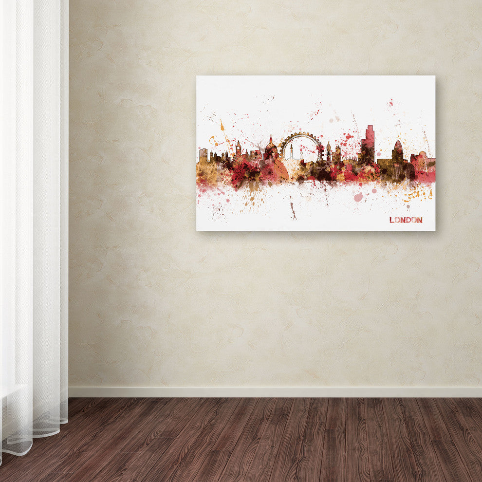 'London England Skyline' Canvas Art by Michael Tompsett