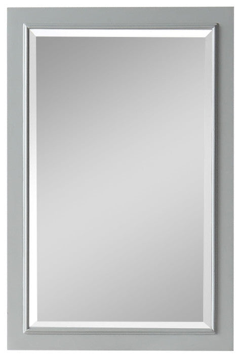 Legion Furniture 20"x30" Vanity Mirror, Cool Gray
