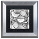 Hello Angel 'Fruit' Art, Silver Frame, Black Mat, 11x11
