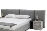 Nova Domus Maranello Modern Grey Bed, Eastern King