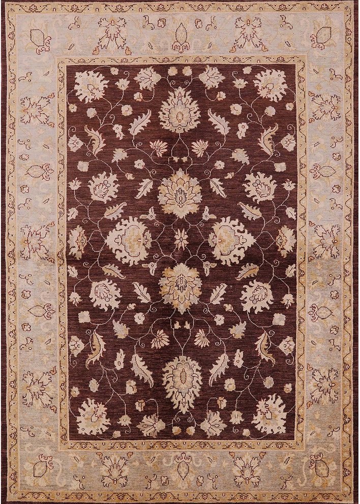 Ahgly Company Indoor Rectangle Mid-Century Modern Area Rugs, 7' x 9'