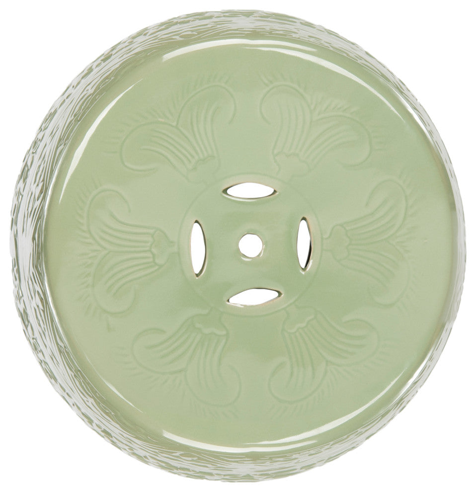 Safavieh Lotus Garden Stool, Lime Green