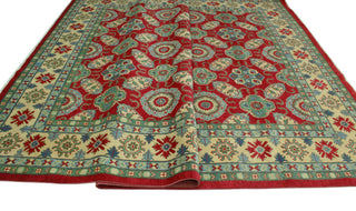 Kazak Kaseem Red Rug, 10'0x13'10