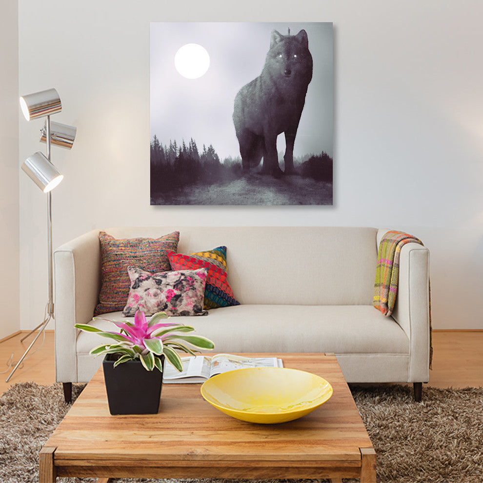 "The Hunter" by Daniel Taylor, Canvas Print, 12"x12"