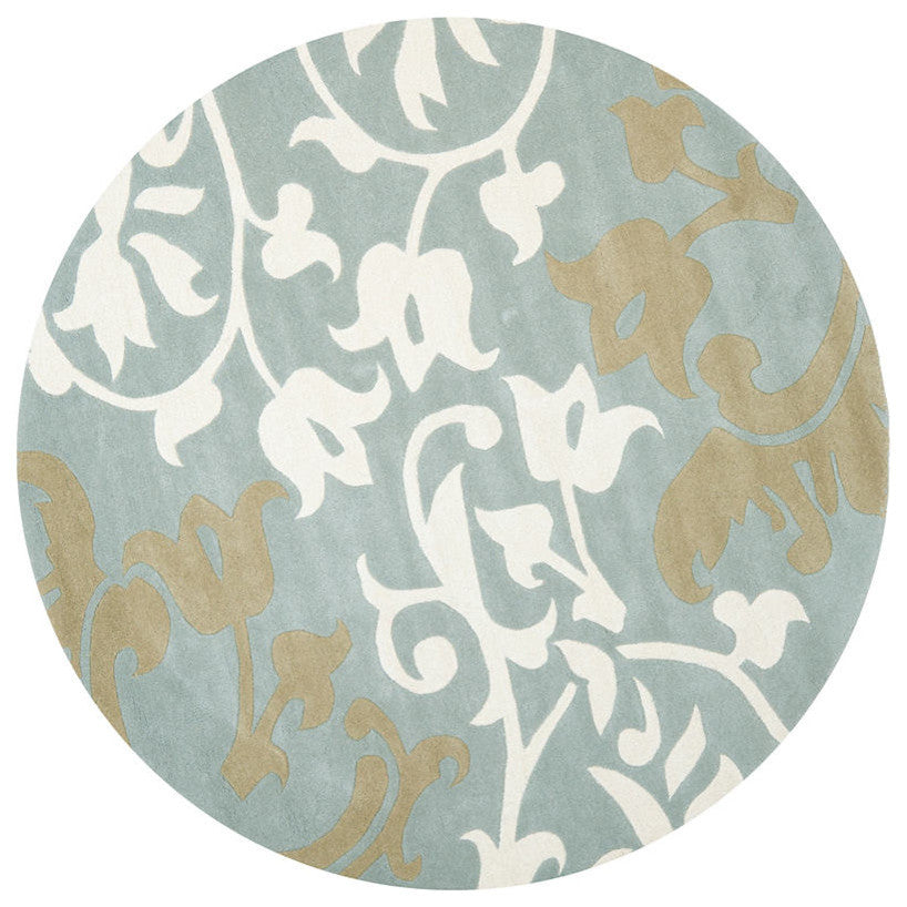 Safavieh Soho Soh760B Floral Rug, Blue/Multi, 5'0"x8'0"