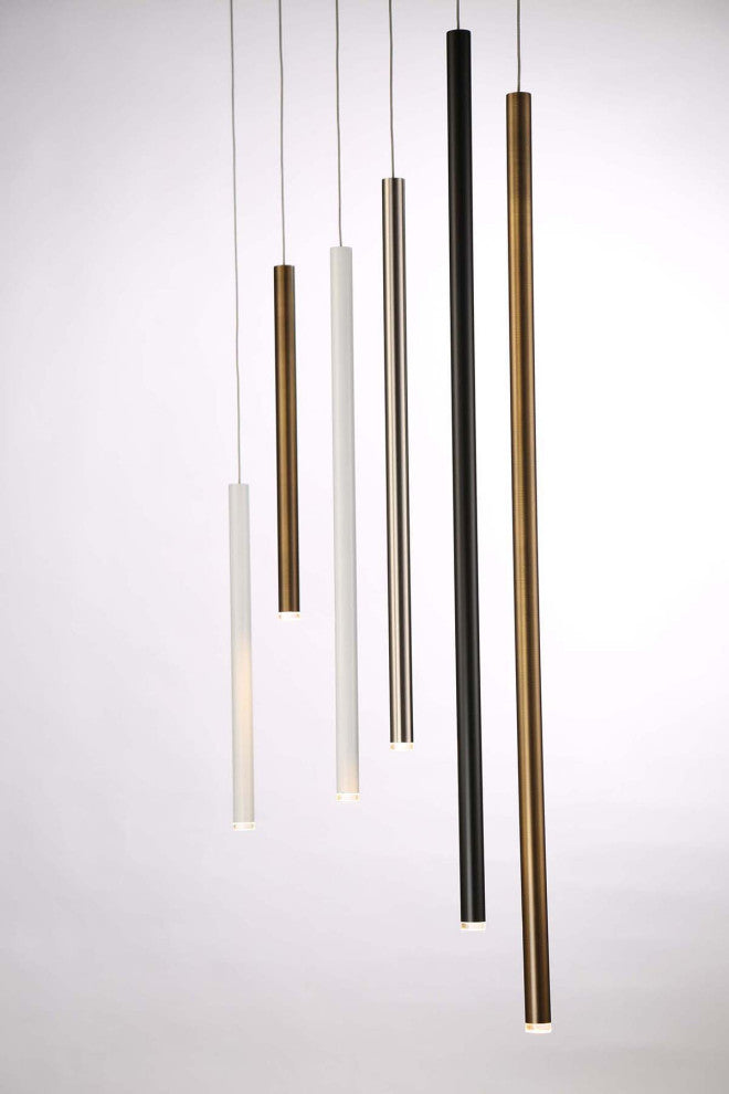 Navada Sleek LED Small Pendant In Gold