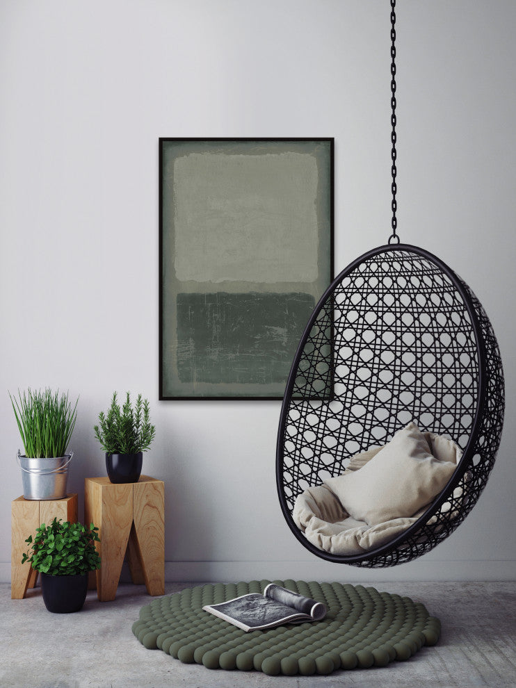 "Racial Tension" Floater Framed Painting Print on Canvas, 20x30