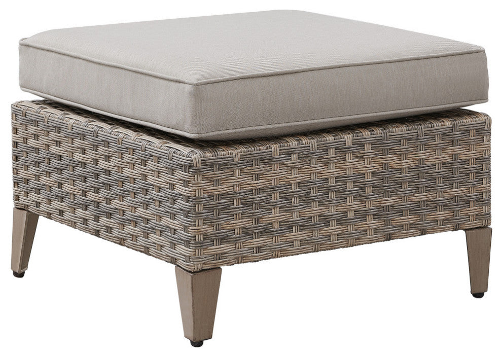 Ove Decors Bottega 5-Piece Conversation Set, Light Brown and Beige