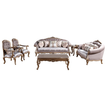 Florence 6-piece Victorian Living Room Set