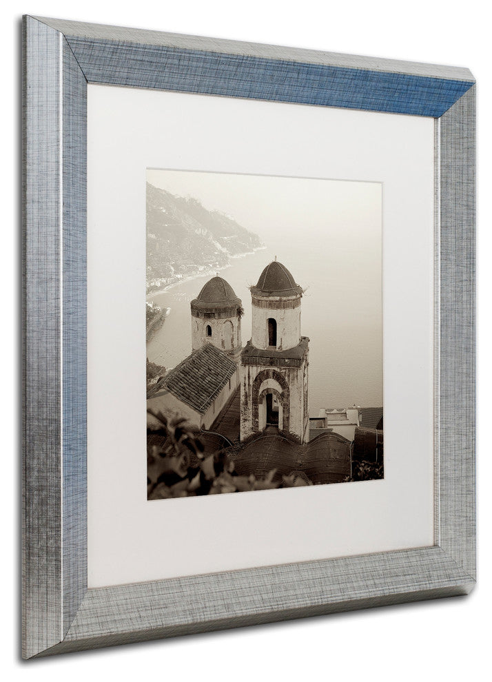 Alan Blaustein ''Campagnia III'' Art, Silver Frame, White Mat, 16x16