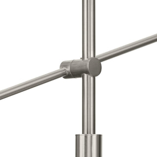 Cornett Collection 6-Light Contemporary Chandelier, Brushed Nickel