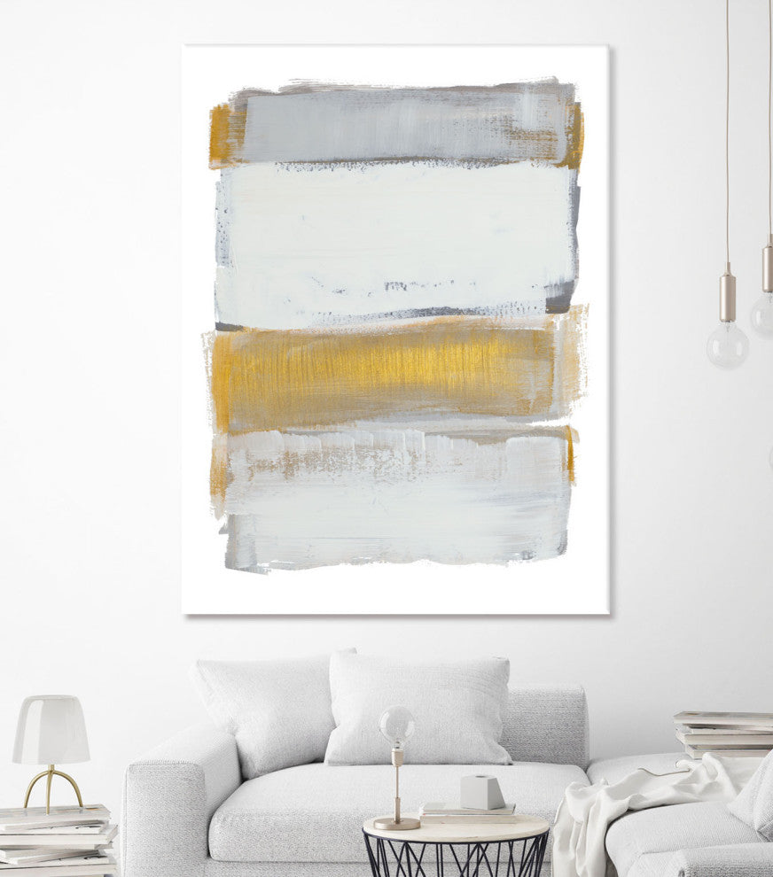Shades of Golden Gray - 72 x 54 by Lanie Loreth