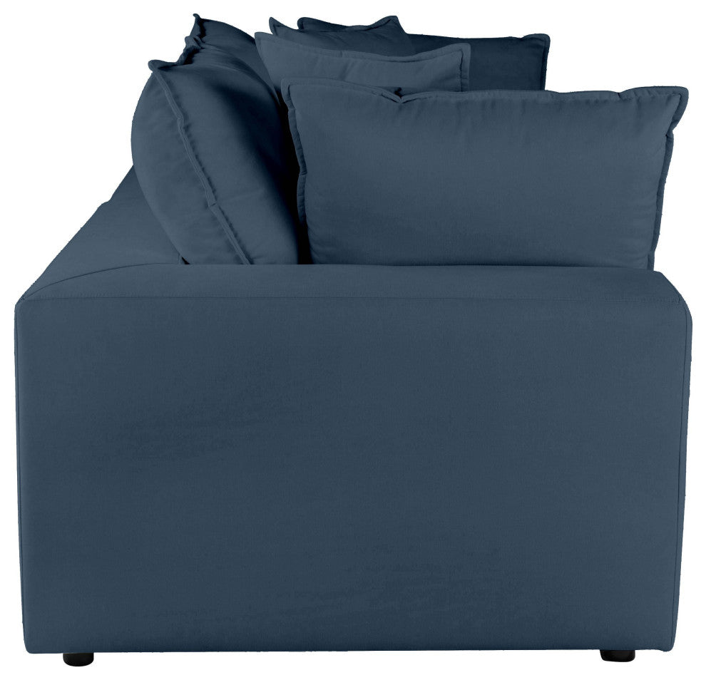 Cali Modular Loveseat, Navy