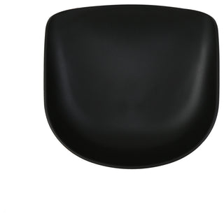 Morgan 30" Modern Barstool With Iron Legs, Set of 2, Black