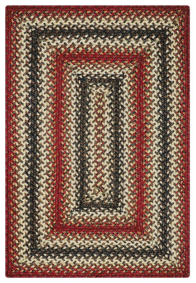 Homespice D"cor Chester Jute Braided Rug 8 x 10' Oval